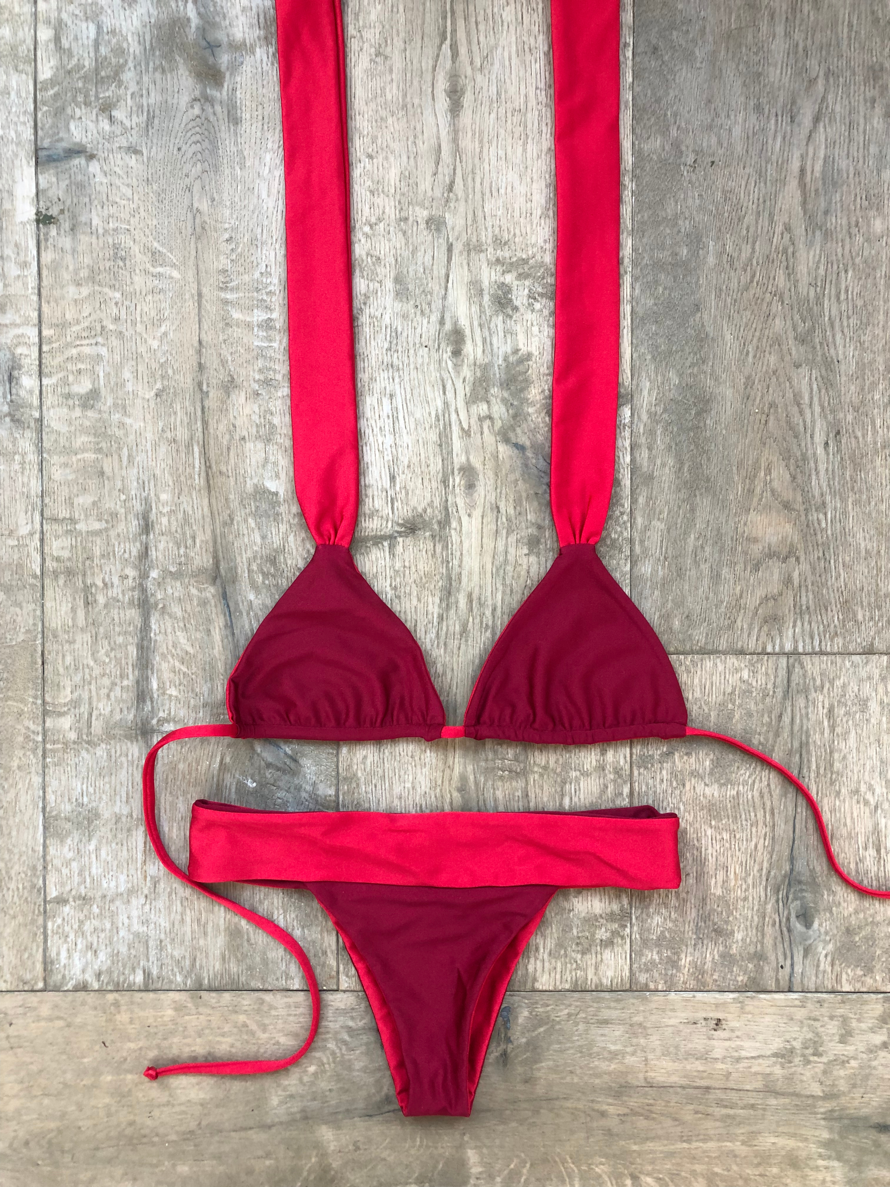 Reversible Bikini - Red Passion / Red Fire
