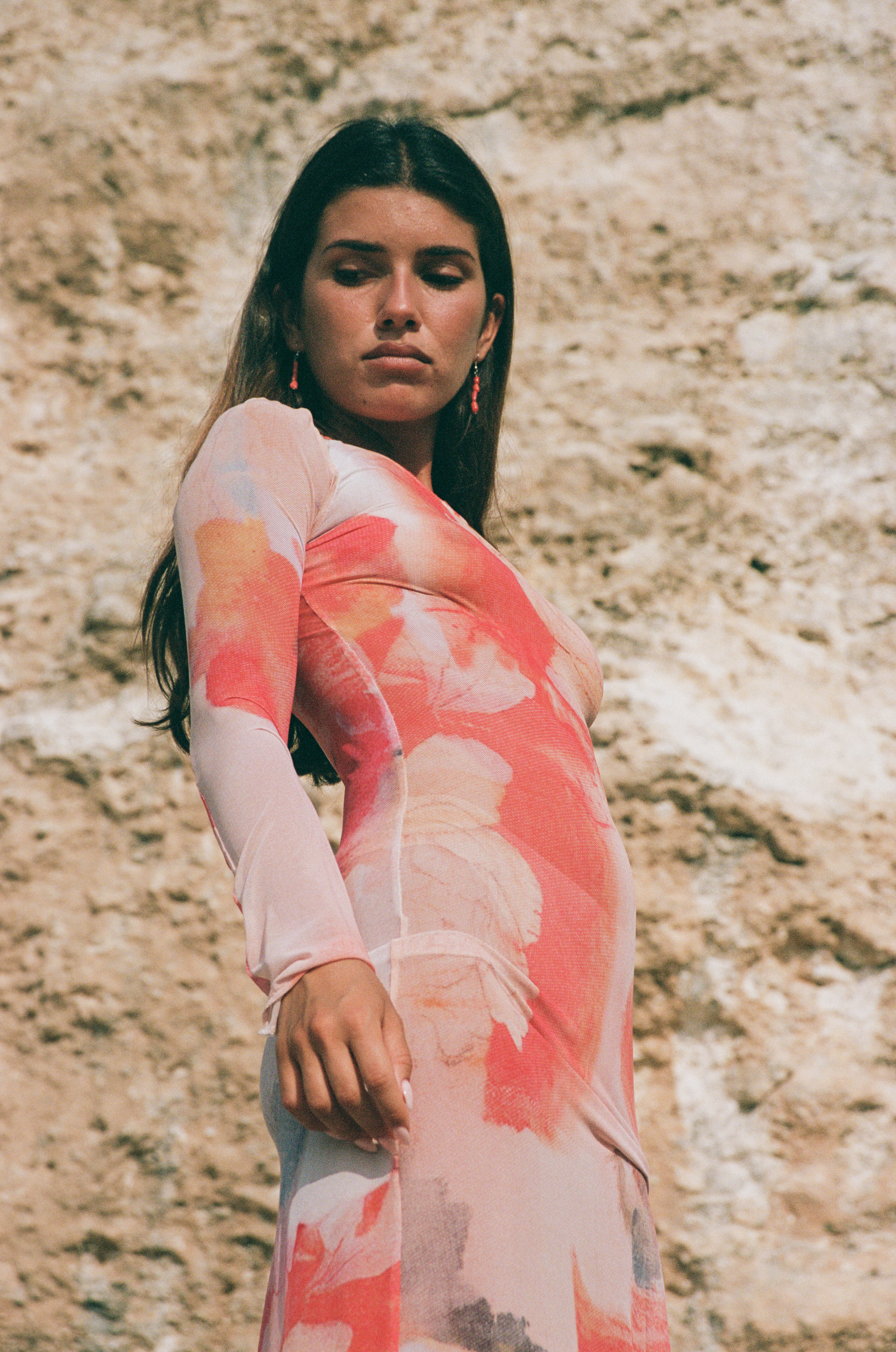 Mesh Dress - Long Sleeves