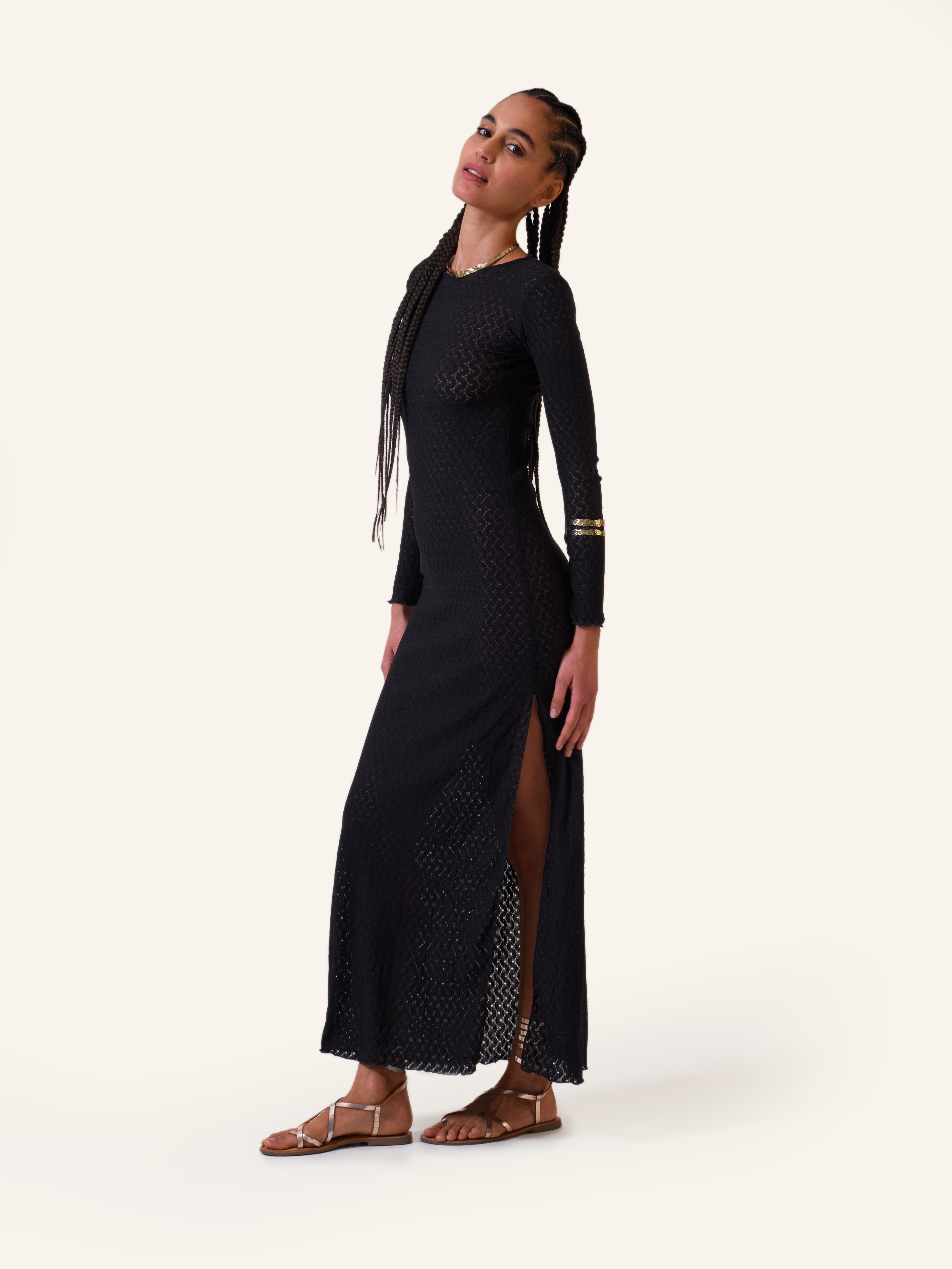 Raschel Dress - Long Sleeves