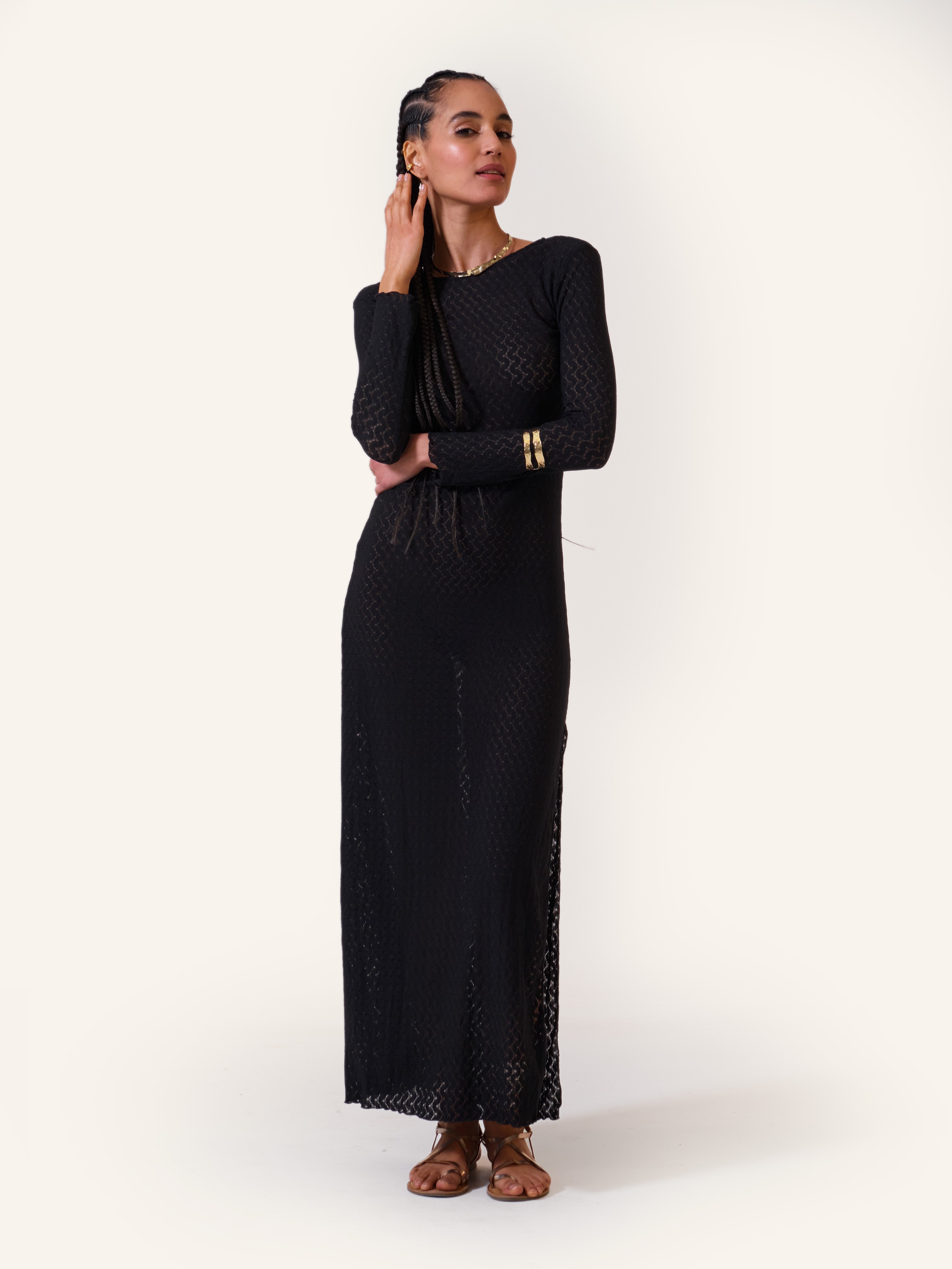 Raschel Dress - Long Sleeves
