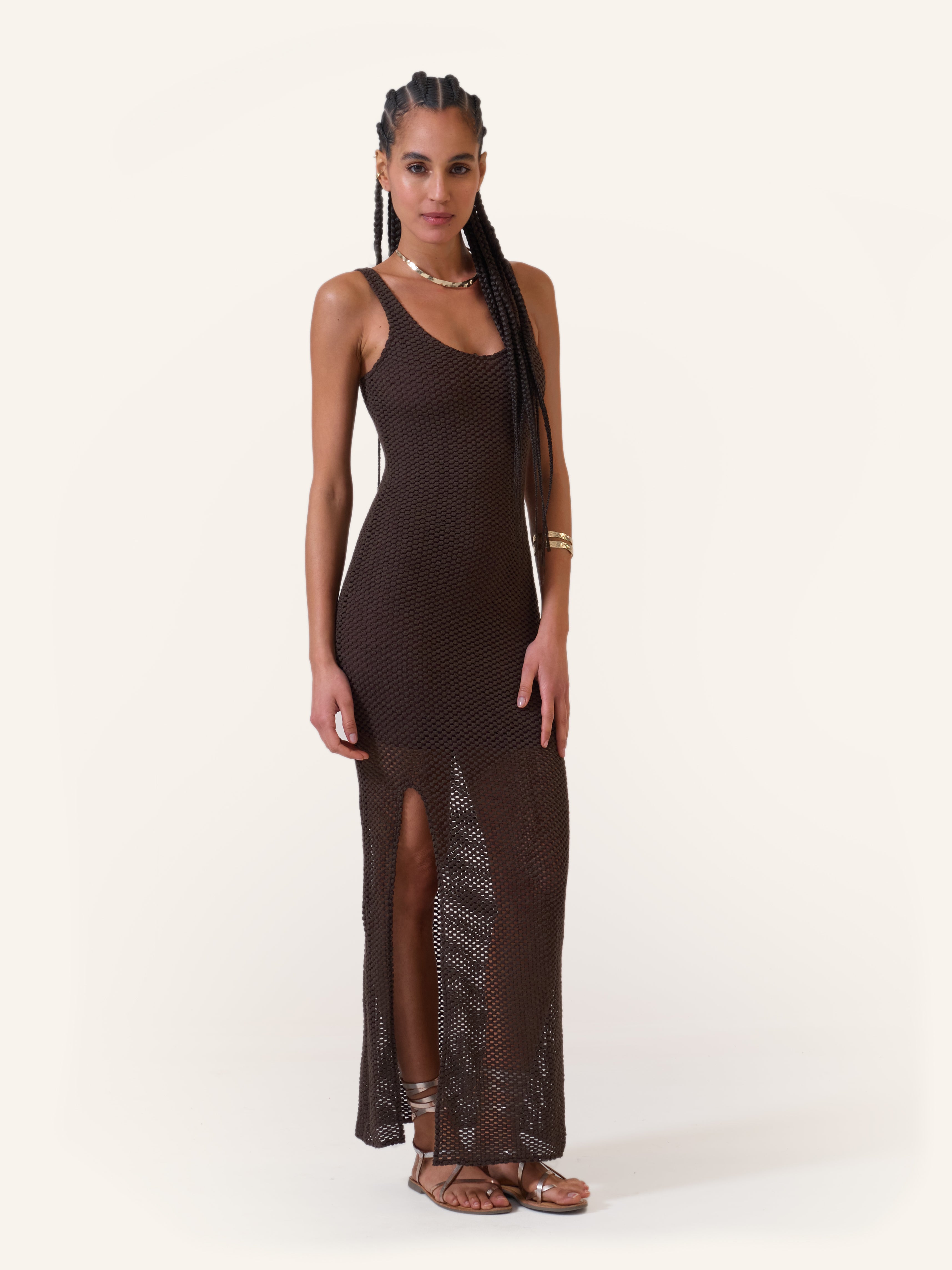 Crochet Dress - Lined