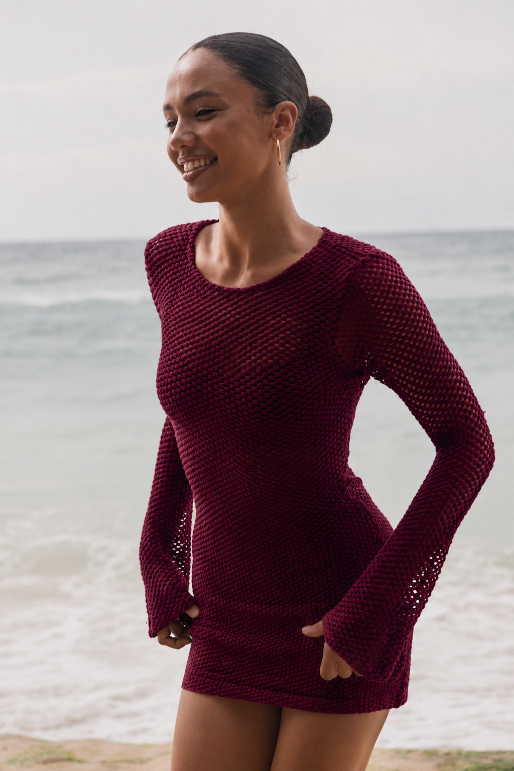 Abito Mini Sfoderato Crochet
