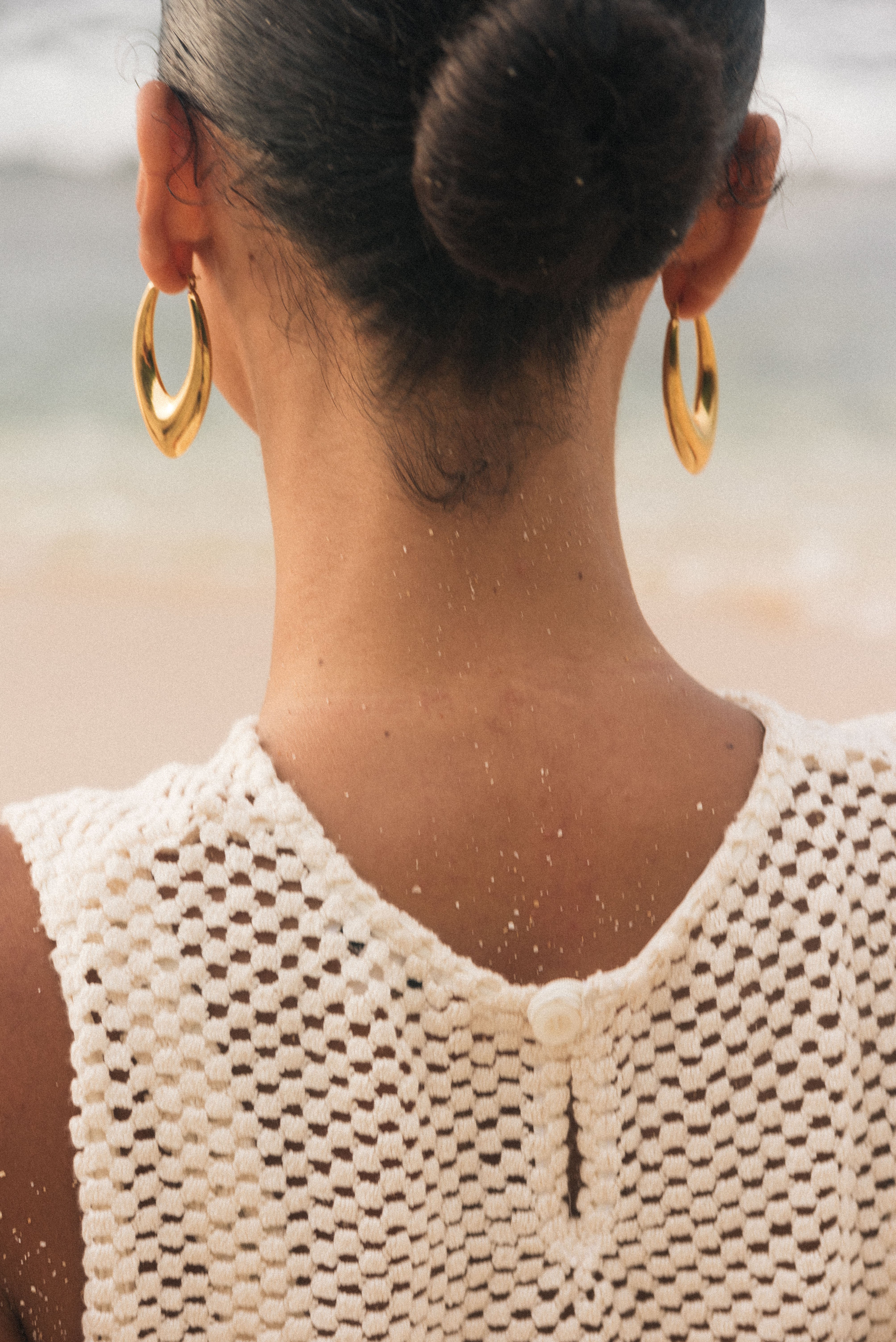 Top Smanicato Crochet